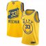 Nike Golden State Warriors #33 James Wiseman Gold Womens 2022 NBA Finals Swingman Hardwood The City Classic Edition Jersey Womens