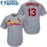 St.Louis Cardinals #13 Matt Carpenter Grey Cool Base Stitched Youth MLB Jersey