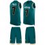 Nike Jacksonville Jaguars #7 Nick Foles Teal Green Alternate Mens Stitched NFL Limited Tank Top Suit Jersey