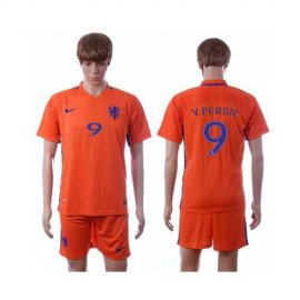 Holland #9 V.persie Home Soccer Country Jersey
