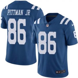 Nike Indianapolis Colts #86 Michael Pittman Jr. Royal Blue Mens Stitched NFL Limited Rush Jersey
