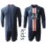 Paris Saint-Germain Blank Home Long Sleeves Kid Soccer Club Jersey