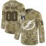 Mens Adidas Lightning Personalized Camo 2022 Stanley Cup Final Patch Authentic NHL Jersey