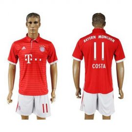 Bayern Munchen #11 Costa Home Soccer Club Jersey