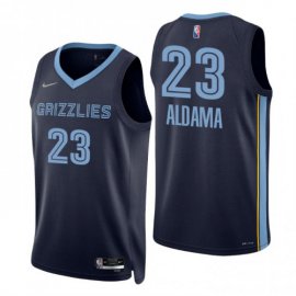 Nike Memphis Grizzlies #23 Santi Aldama Navy Mens 2021-22 NBA 75th Anniversary Diamond Swingman Jersey – Icon Edition Mens
