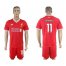 Liverpool #11 Firmino Red Home Soccer Club Jersey