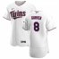 Minnesota Twins #8 Mitch Garver Mens Nike White Home 2020 Authentic Player MLB Jersey