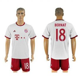 Bayern Munchen #18 Bernat White Soccer Club Jersey