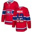 Adidas Montreal Canadiens #12 Dickie Moore Red Home Authentic USA Flag Stitched NHL Jersey