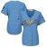 Kansas City Royals Blank Light Blue Womens 2015 World Series Champions Gold Program Cool Base Stitched MLB Jersey