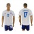 England #17 Henderson Home Soccer Country Jersey