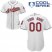 Indians Personalized Authentic White MLB Jersey (S-3XL)