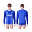 Juventus Blank Away Long Sleeves Soccer Club Jersey