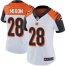 Nike Cincinnati Bengals #28 Joe Mixon White Womens Stitched NFL Vapor Untouchable Limited Jersey