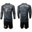 Bayern Munchen Blank Black Goalkeeper Long Sleeves Soccer Club Jersey