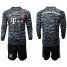 Bayern Munchen Blank Black Goalkeeper Long Sleeves Soccer Club Jersey
