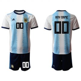 Argentina Personalized Home Soccer Country Jersey