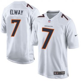 Nike Denver Broncos #7 John Elway White Youth Stitched NFL Game Event Jersey
