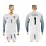 Portugal #1 Patricio White Goalkeeper Long Sleeves Soccer Country Jersey