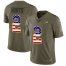 Nike Philadelphia Eagles #2 Jalen Hurts Olive/USA Flag Mens Stitched NFL Limited 2017 Salute To Service Jersey