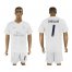 Real Madrid #1 Casillas Marine Environmental Protection Home Soccer Club Jersey