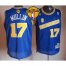 Warriors #17 Chris Mullin Blue Throwback The Finals Patch Stitched NBA Jersey