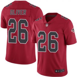 Nike Atlanta Falcons #20 Isaiah Oliver Red Mens Stitched NFL Limited Rush Jersey