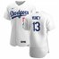 Los Angeles Dodgers #13 Max Muncy Mens Nike White Home 2020 Authentic Player MLB Jersey