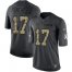 Nike Carolina Panthers #17 Devin Funchess Black Mens Stitched NFL Limited 2016 Salute to Service Jersey