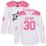 Adidas Dallas Stars #30 Ben Bishop White/Pink Authentic Fashion Womens Stitched NHL Jersey