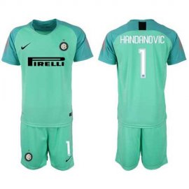 Inter Milan #1 Handanovic Green Goalkeeper Soccer Club Jersey