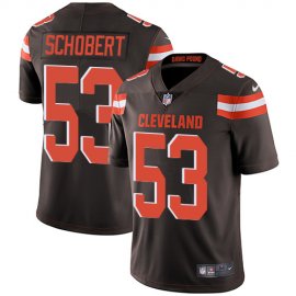 Nike Cleveland Browns #53 Joe Schobert Brown Team Color Mens Stitched NFL Vapor Untouchable Limited Jersey