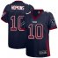 Nike Houston Texans #10 DeAndre Hopkins Navy Blue Team Color Womens Stitched NFL Elite Drift Fashion Jersey