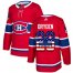 Adidas Montreal Canadiens #29 Ken Dryden Red Home Authentic USA Flag Stitched NHL Jersey