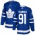 Adidas Toronto Maple Leafs #91 John Tavares Blue Home Authentic Stitched NHL Jersey