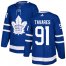 Adidas Toronto Maple Leafs #91 John Tavares Blue Home Authentic Stitched NHL Jersey