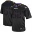 Nike Baltimore Ravens #52 Ray Lewis New Lights Out Black Mens Stitched NFL Elite Jersey