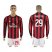 AC Milan #29 Paletta Home Long Sleeves Soccer Club Jersey