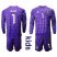 Germany #1 Neuer Purple Goalkeeper Long Sleeves Kid Soccer Country Jersey
