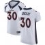 Nike Denver Broncos #30 Phillip Lindsay White Mens Stitched NFL Vapor Untouchable Elite Jersey
