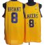 Los Angeles Lakers 8 Bryant Yellow Jersey Cheap