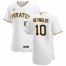 Pittsburgh Pirates #10 Bryan Reynolds Mens Nike White Home 2020 Authentic Player MLB Jersey
