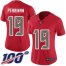 Nike Tampa Bay Buccaneers #19 Breshad Perriman Red Womens Stitched NFL Limited Rush 100th Season Jersey