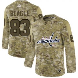 Adidas Washington Capitals #83 Jay Beagle Camo Authentic Stitched NHL Jersey