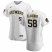Milwaukee Brewers #58 Alex Claudio Mens Nike White Home 2020 Authentic Player MLB Jersey