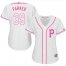 Pittsburgh Pirates #39 Dave Parker White/Pink Fashion Womens Stitched MLB Jersey