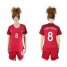 Womens Portugal #8 J.Moutinho Home Soccer Country Jersey