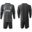 Juventus Blank Black Goalkeeper Long Sleeves Soccer Club Jersey