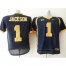 California Golden Bears 1 DeSean Jackson Navy Blue NCAA Jerseys