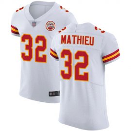 Nike Kansas City Chiefs #32 Tyrann Mathieu White Mens Stitched NFL Vapor Untouchable Elite Jersey